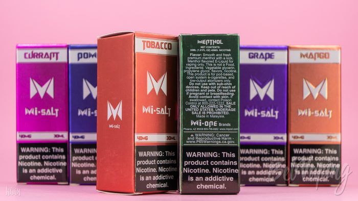 Упаковка жидкости Mi-Salt