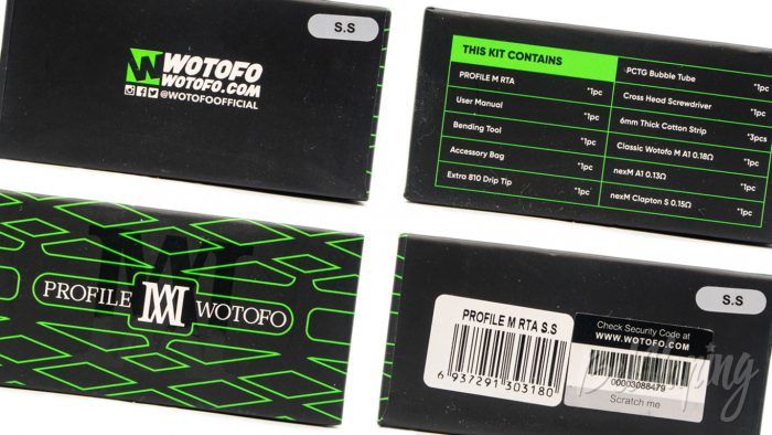 Wotofo PROFILE M RTA - упаковка