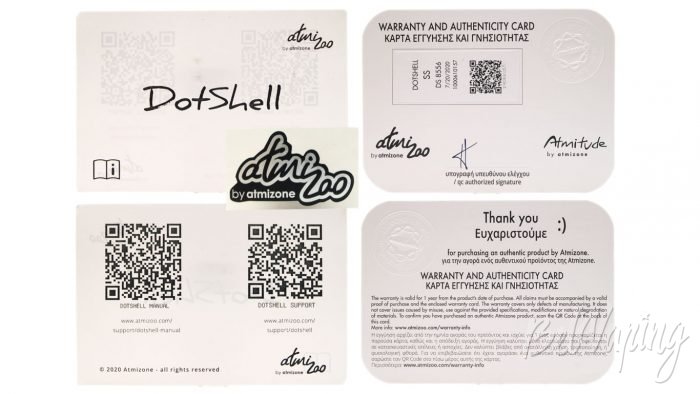 Atmizoo DOTSHELL RBA - макулатура и документация