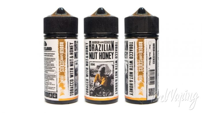 Табачные жидкости ROUGH FLAVOR SERIES от FruitCloud - вкус BRAZILLIAN NUT HONEY