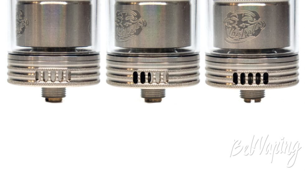 Wotofo THE TROLL X RTA - регулировка обдува