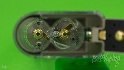Контакты вннутри батарейного отсека JellyBox 228W Mod