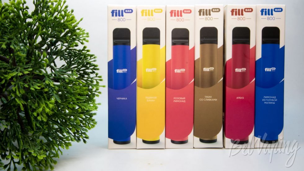 Обзор одноразок Vapeonly FILLBAR 800. Часть 1