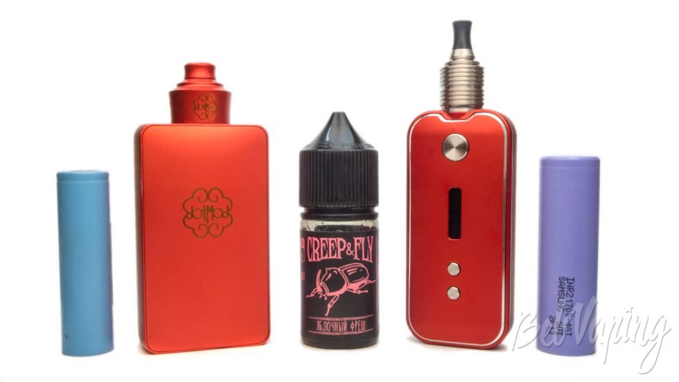 SX Nano - AIO Auto Squonk от YiHi SXmini - сравнение размеров