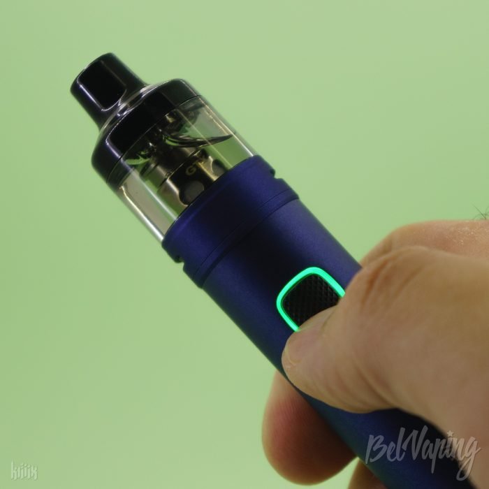 Индикация кнопки в Vaporesso GTX GO 40