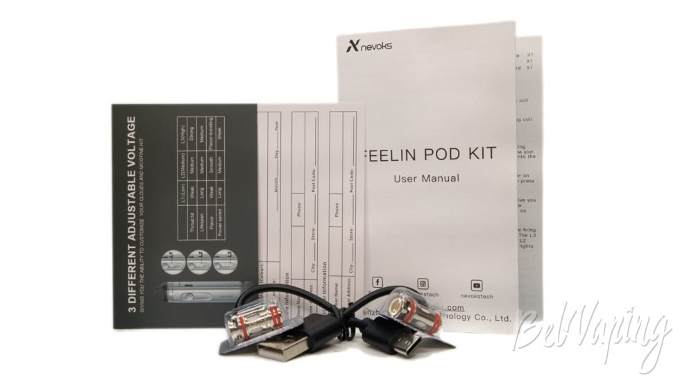 Nevoks FEELIN POD KIT - комплект поставки