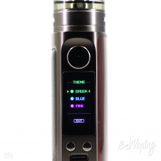 Экран Vaporesso LUXE 80 Pod Mod в режиме настройки цветов