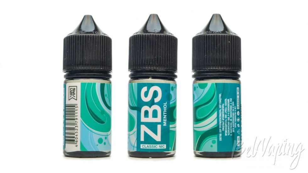MTL жидкости ZBS и WTF от CHELLAB - вкус MENTHOL