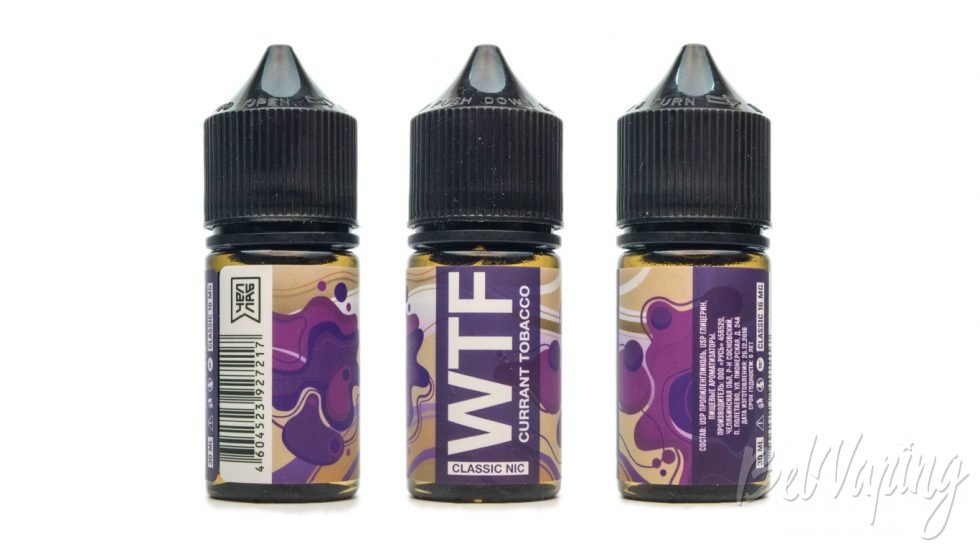 MTL жидкости ZBS и WTF от CHELLAB - вкус CURRANT TOBACCO