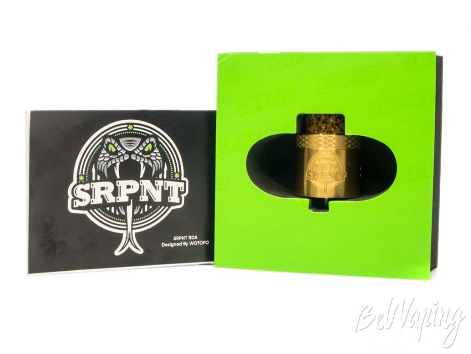 Wotofo SRPNT RDA - что в коробке