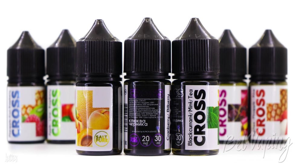 Этикетка жидкости Cross от Alpaca Liquids