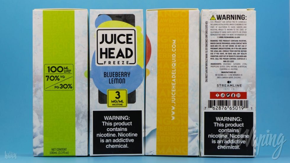 Упаковка жидкости Juice Head Freeze Eliquid от Streamline