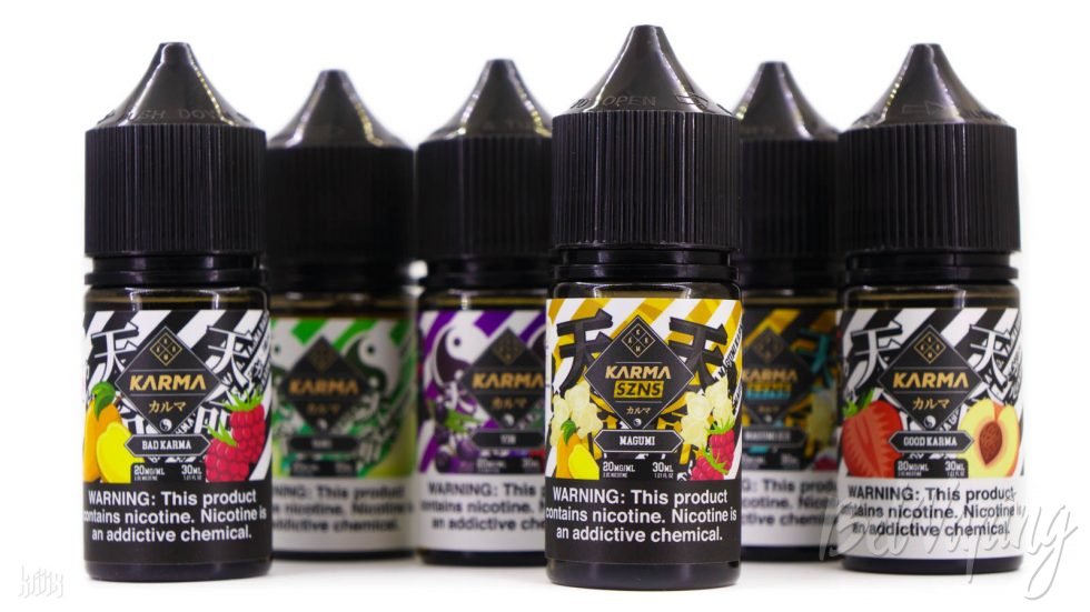 Жидкости Karma Salt от SugoiVapor (Karma Vape Co.)