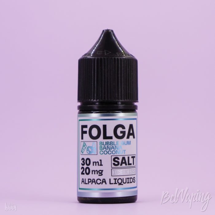 Жидкость FOLGA ICE KISS SALT - BUBBLEGUM BANANA COCONUT