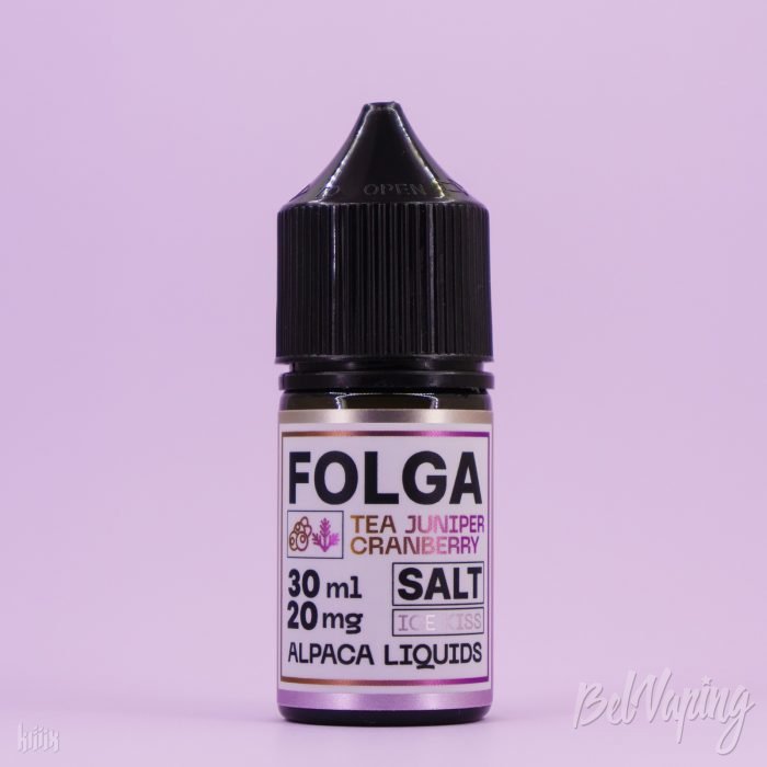 Жидкость FOLGA ICE KISS SALT - TEA JUNIPER CRANBERRY
