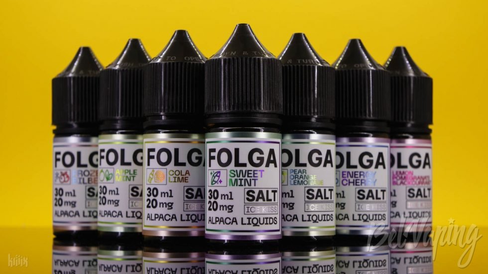 Линейка жидкости Folga Ice Kiss Salt от Alpaca