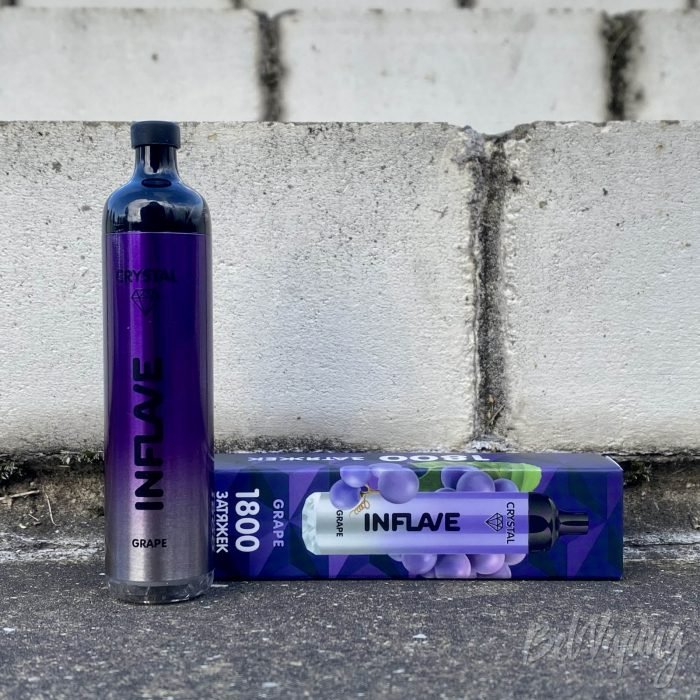 Одноразки Inflave Crystal 1800 Grape