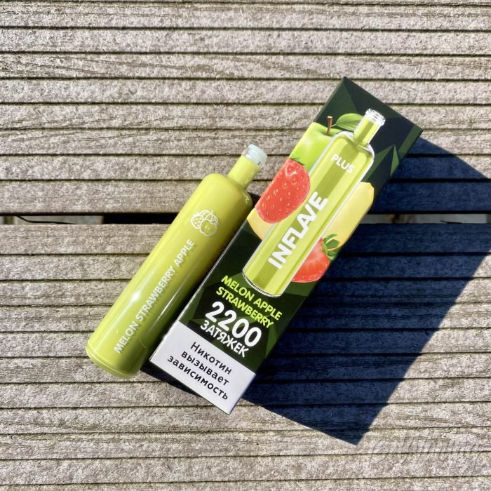 Одноразка Inflave Plus 2200 Melon Apple Strawberry