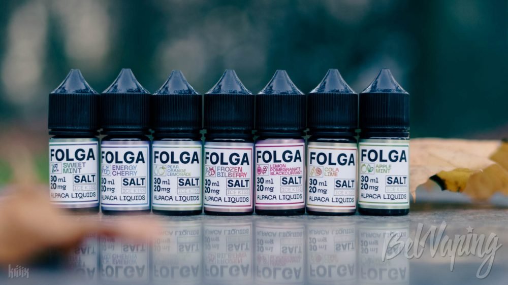 Обзор жидкости Folga Ice Kiss Salt от Alpaca