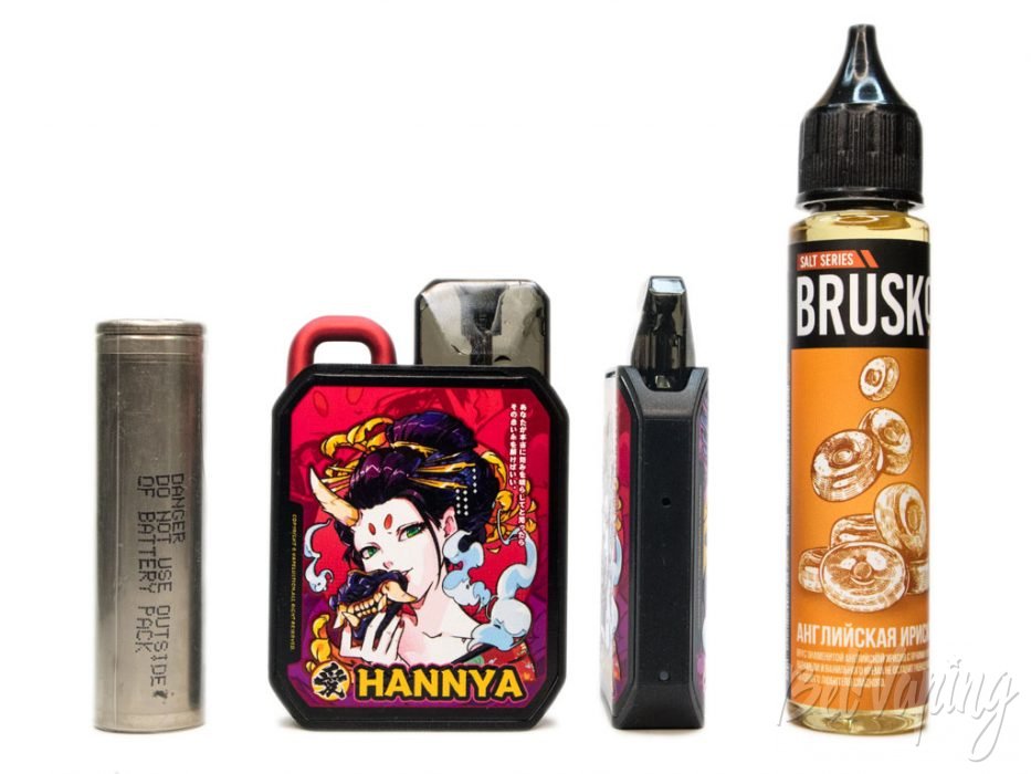 Vapelustion HANNYA NANO PRO - сравнение размеров