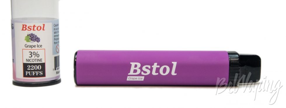 Обзор одноразок BSTOL - вкус GRAPE ICE