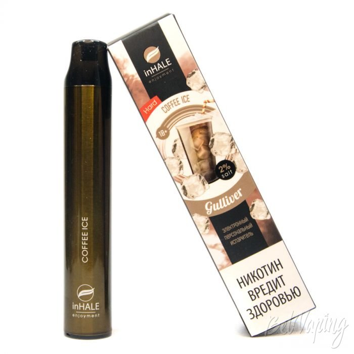 Обзор одноразок inHALE GULLIVER от VapeImport - вкус COFFEE ICE