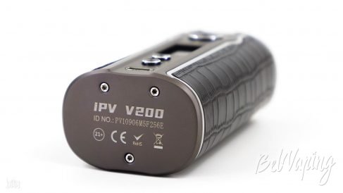 Внешний вид Pioneer4You IPV V200 Box Mod снизу