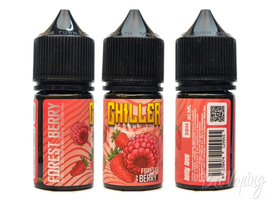 Солевые миксы CHILLER от Belly Love - вкус FOREST BERRY