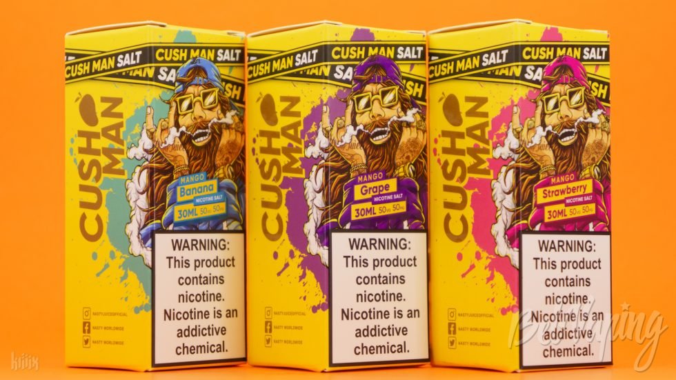 Упаковка жидкости CUSHMAN SALT от Nasty Juice