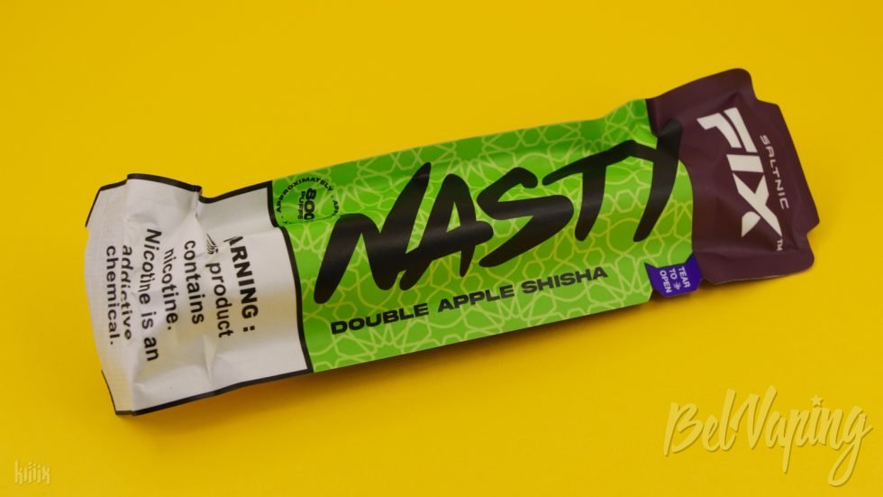 Одноразка NASTY FIX 800 DOUBLE APPLE SHISHA