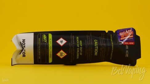 Упаковка одноразки NASTY FIX 800 сзади