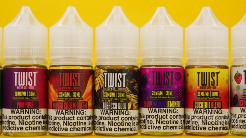 Тара и этикетка жидкости TWIST SALT