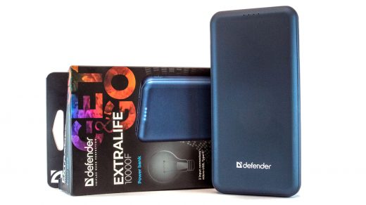 Обзор повербанка Defender EXTRALIFE 10000F