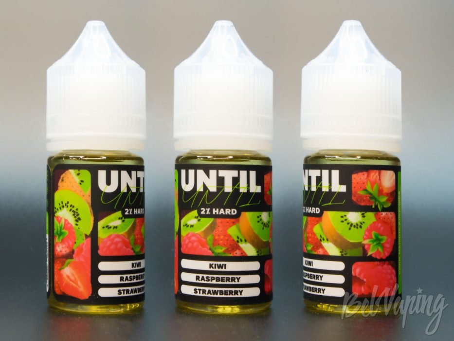 Солевые жидкости UNTIL от IMBA - вкус KIWI RASPBERRY STRAWBERRY