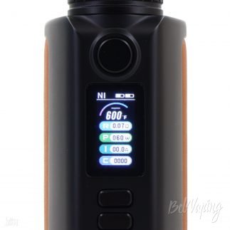 Экран Dovpo Riva 200 Box Mod в режиме термоконтроля