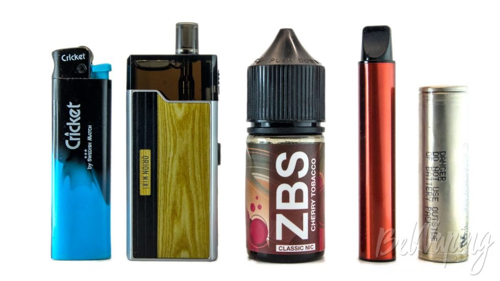 Lost Vape ORION MINI pod kit - сравнение размеров