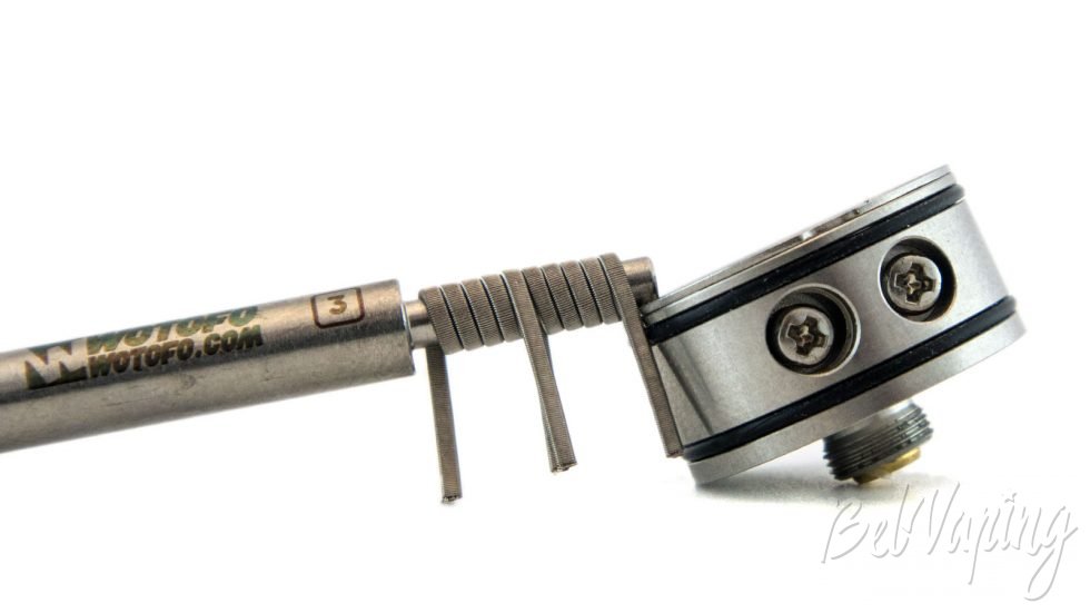 Обзор Wotofo RECURVE v2 RDA - подготовка койлов