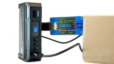 Обзор боксмода THELEMA QUEST 200W - процесс зарядки