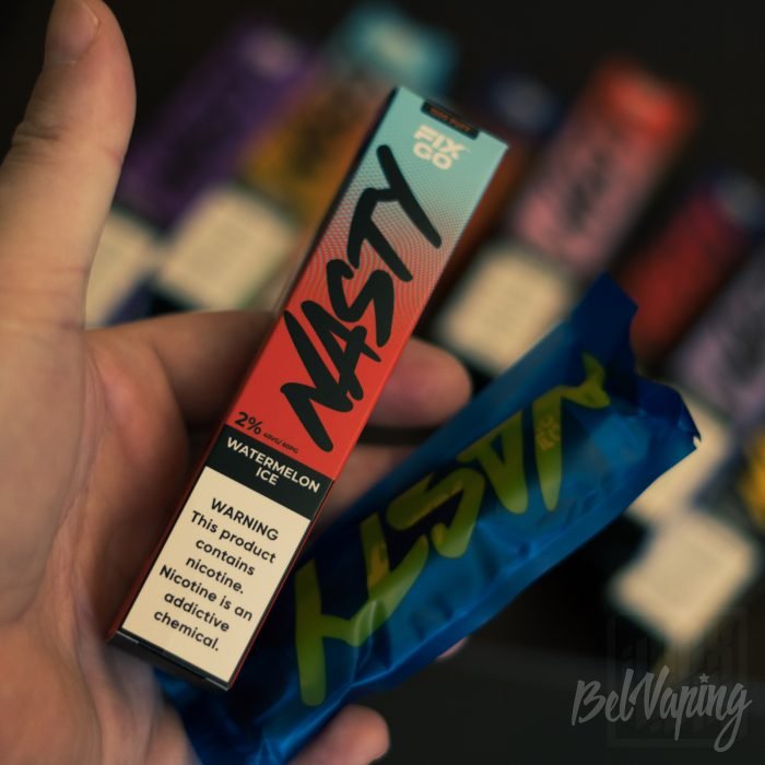 Размеры Nasty Fix GO в руке