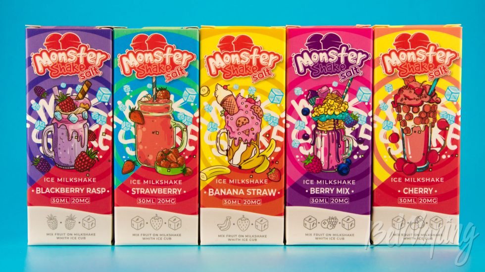 Обзор жидкостей MONSTER SHAKE SALT от AlfaVape