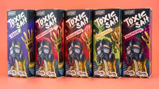 Обзор жидкостей TOXIC SALT от AlfaVape