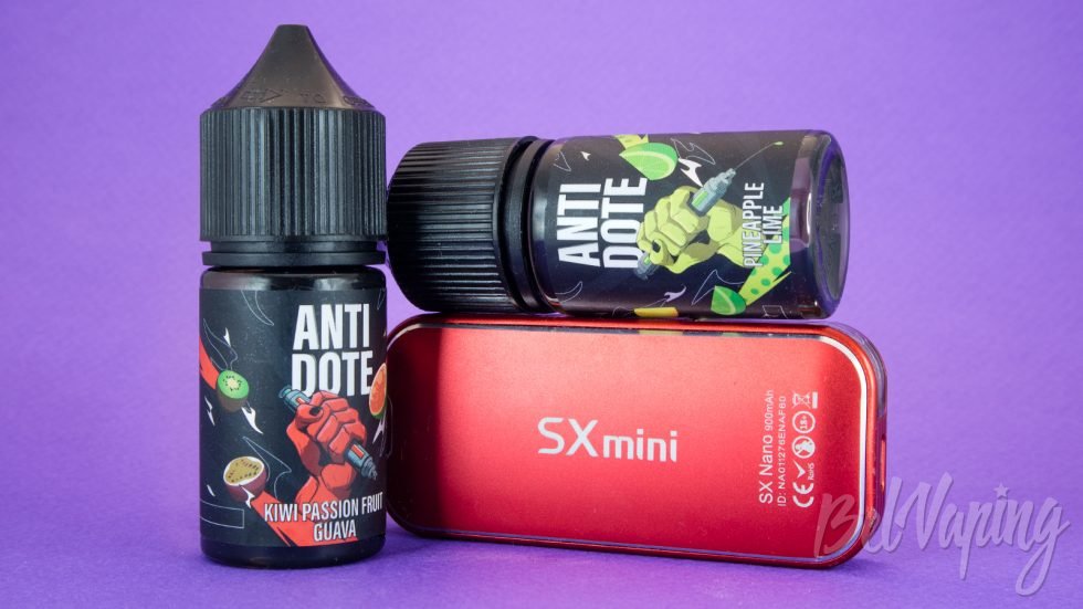 Солевые жидкости ANTIDOTE от MonSmoke - тестирование и описание вкусов