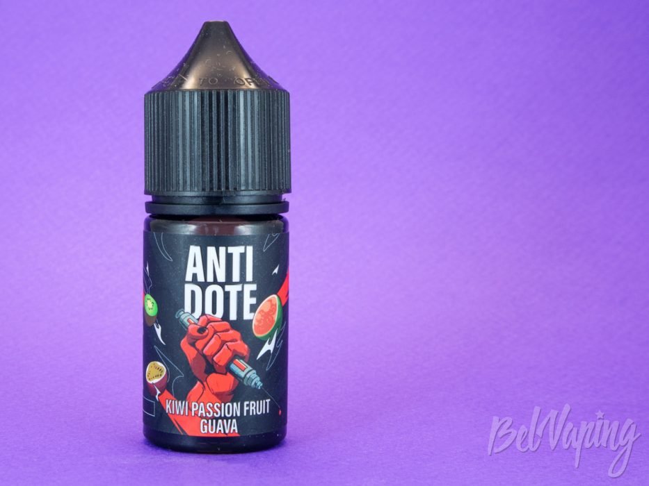 Солевые жидкости ANTIDOTE от MonSmoke - вкус KIWI PASSION FRUIT GUAVA