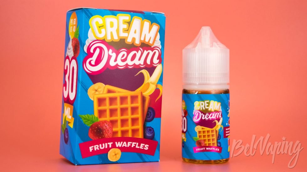 Солевые жидкости DREAM CREAM - вкус FRUIT WAFFLES
