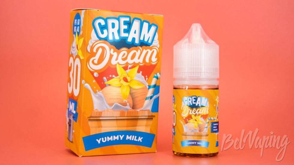 Солевые жидкости DREAM CREAM - вкус YUMMY MILK