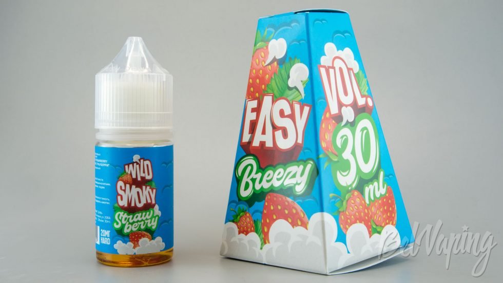 Солевые жидкости EASY BREEZY от GAS Group - вкус WILD SMOKY STRAWBERRY