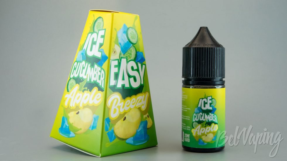 Солевые жидкости EASY BREEZY от GAS Group - вкус ICE CUCUMBER APPLE