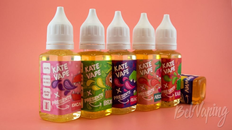 Обзор солевых жидкостей Kate Vape Salt от ilfumo