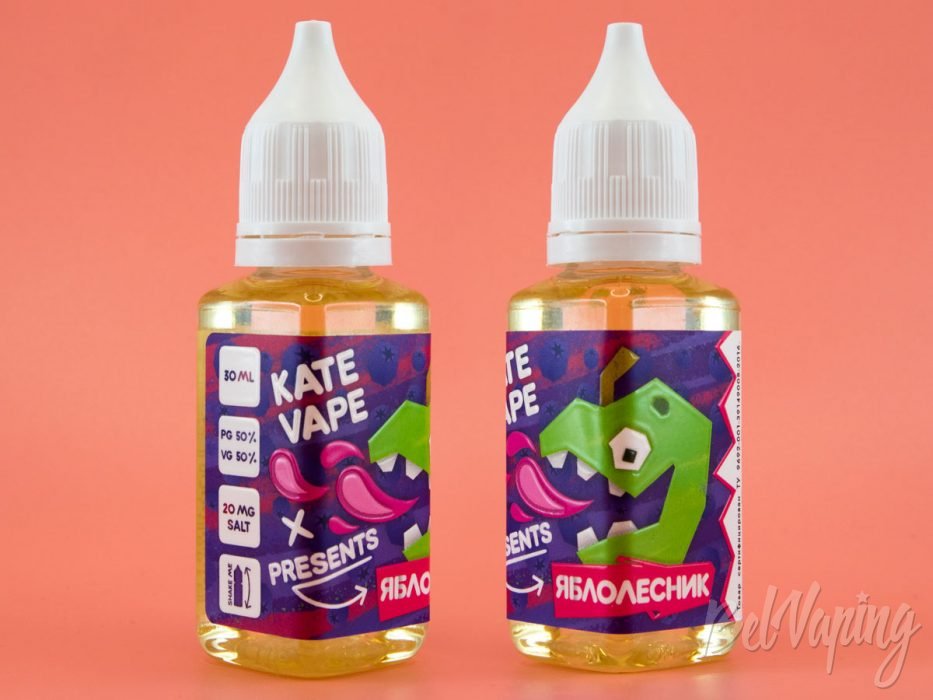 Солевые жидкости Kate Vape Salt от ilfumo - вкус ЯБЛОЛЕСНИК