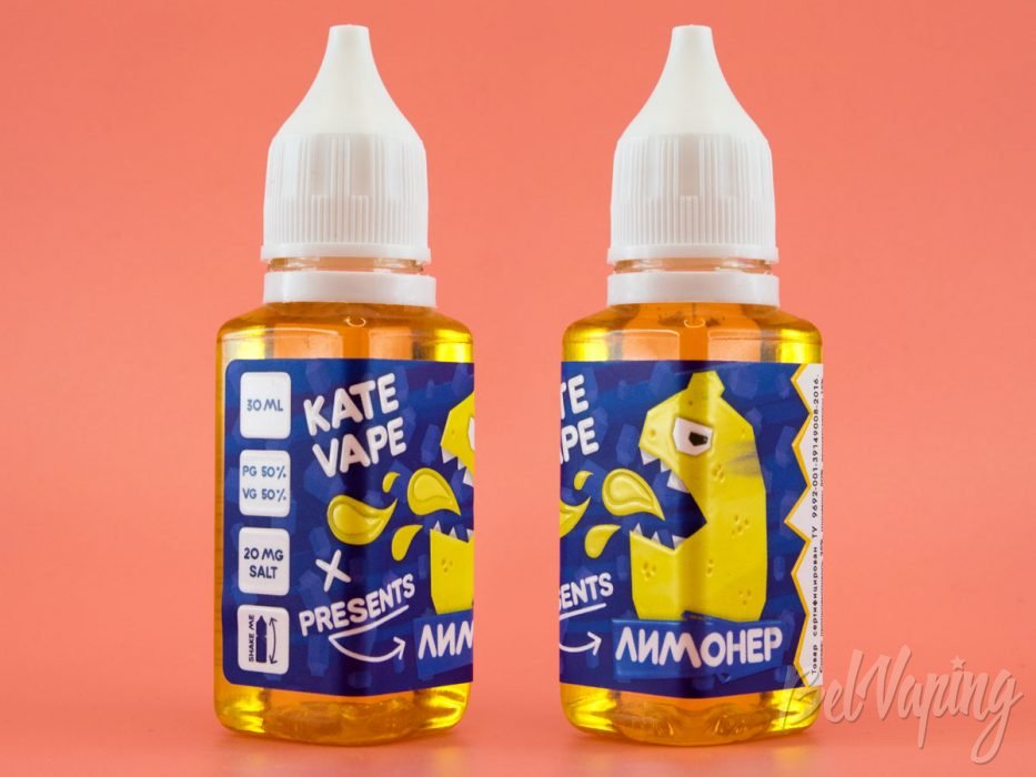 Солевые жидкости Kate Vape Salt от ilfumo - вкус ЛИМОНЕР